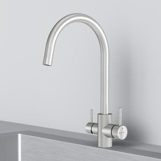 Смеситель для кухни Am.Pm X-Joy S F85B07711 с каналом для питьевой воды сатин